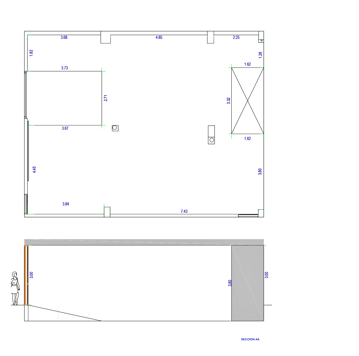 Venta local comercial en planta baja, de obra, en Santa Cruz